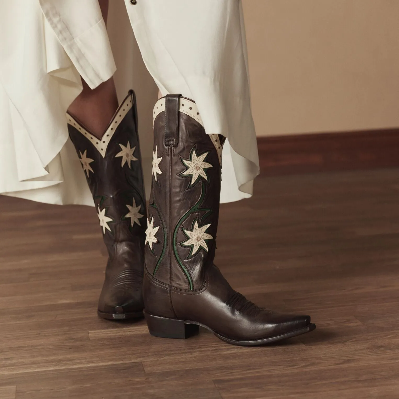 Stetson & THE GREAT. Floral Cowboy Boot sold by Stetson product image thumbnail 4