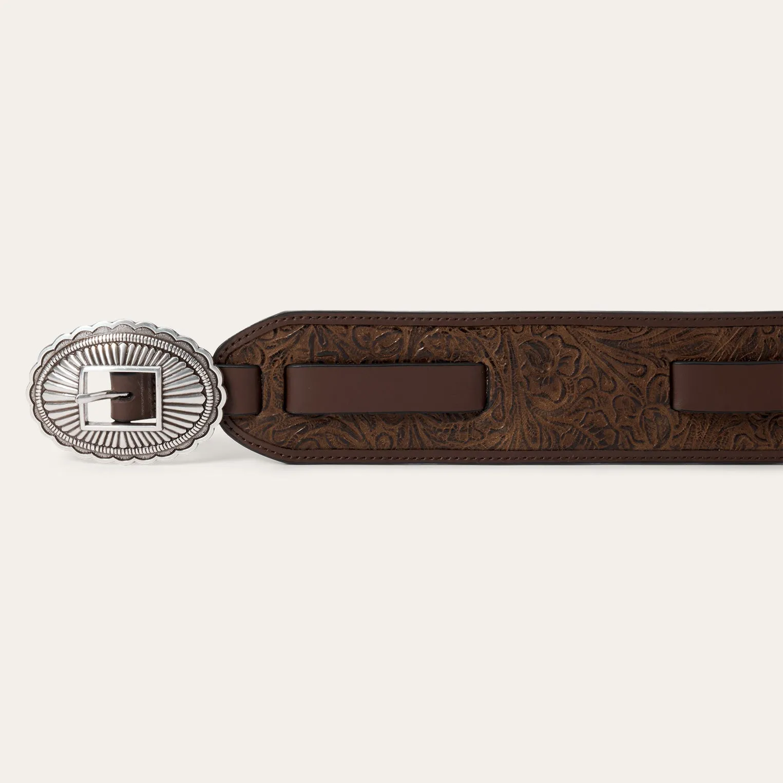 Stetson & THE GREAT. Tooled Waist Belt sold by Stetson product image thumbnail 5