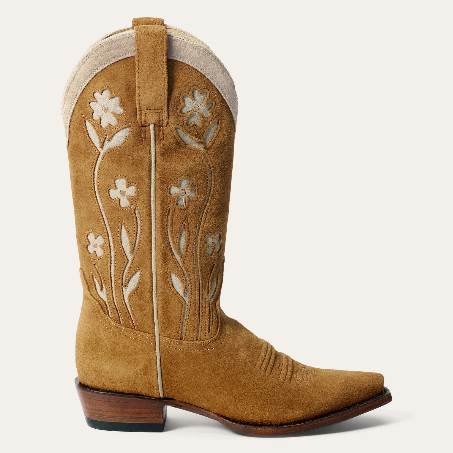 Stetson & THE GREAT. Suede Floral Cowboy Boot sold by Stetson product image thumbnail 4