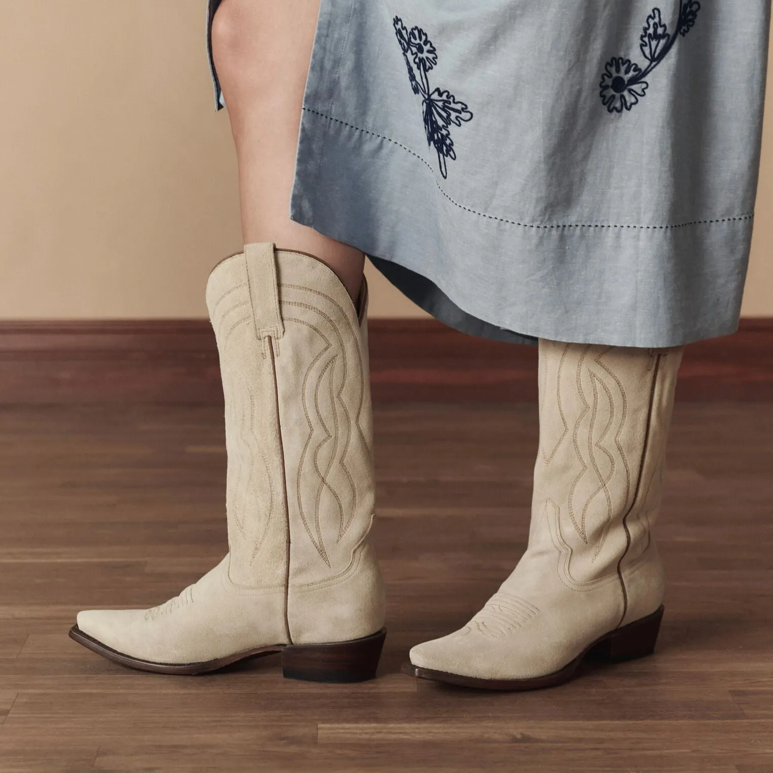 Stetson & THE GREAT. Suede Cowboy Boot sold by Stetson product image thumbnail 2