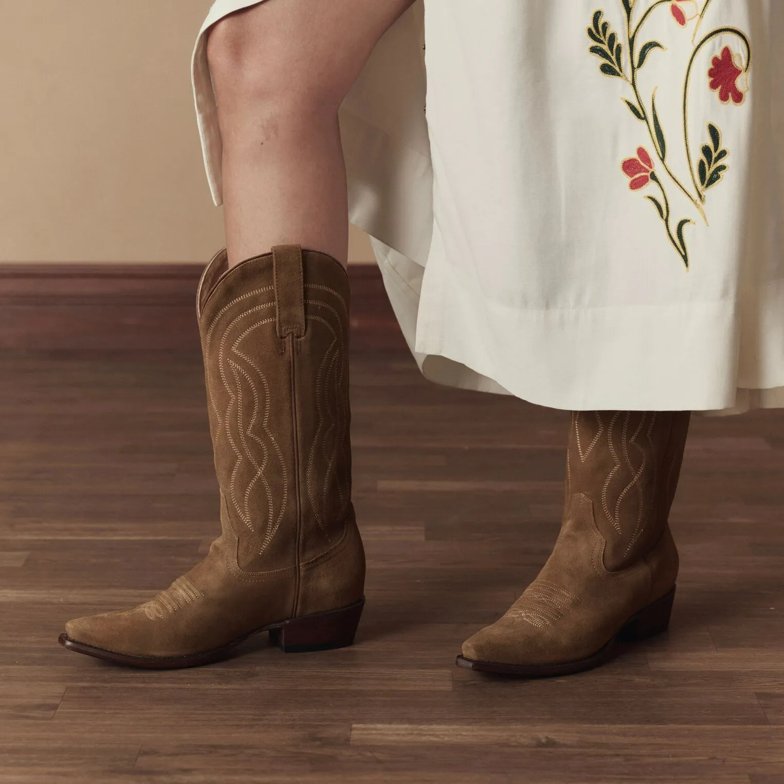 Stetson & THE GREAT. Suede Cowboy Boot sold by Stetson product image thumbnail 3