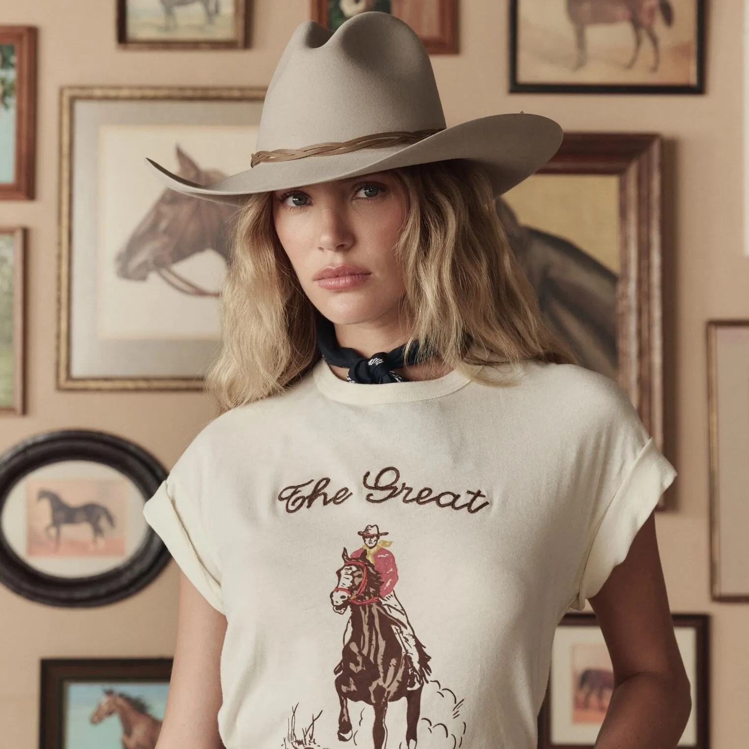 Stetson & THE GREAT. The Stetson Western Bandana sold by Stetson product image thumbnail 2