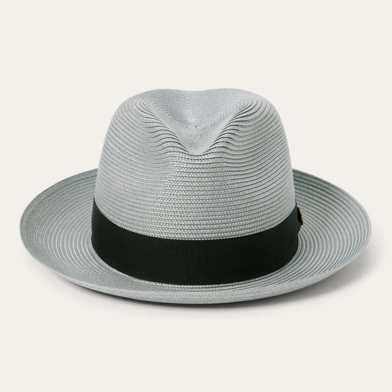 Rosebud Straw Fedora made by Stetson