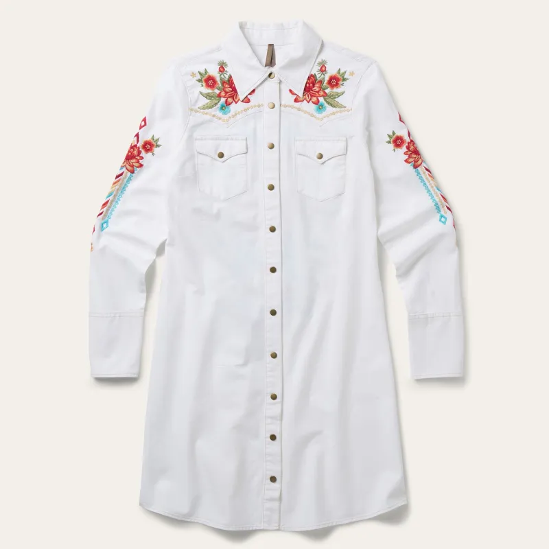 Embroidered Denim Dress sold by Stetson