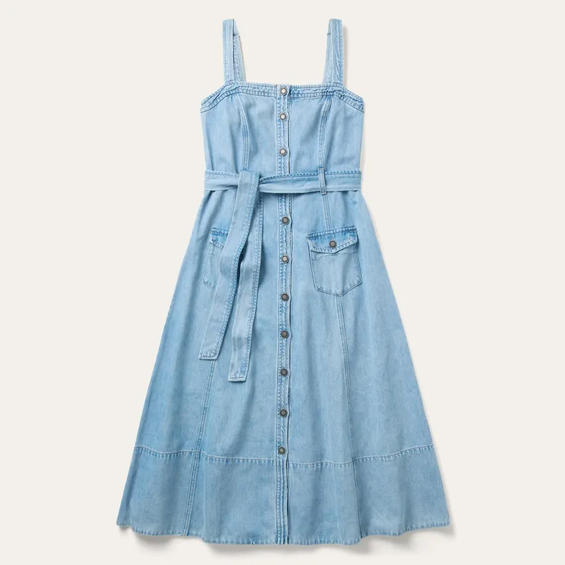 Denim Button Front Dress made by Stetson
