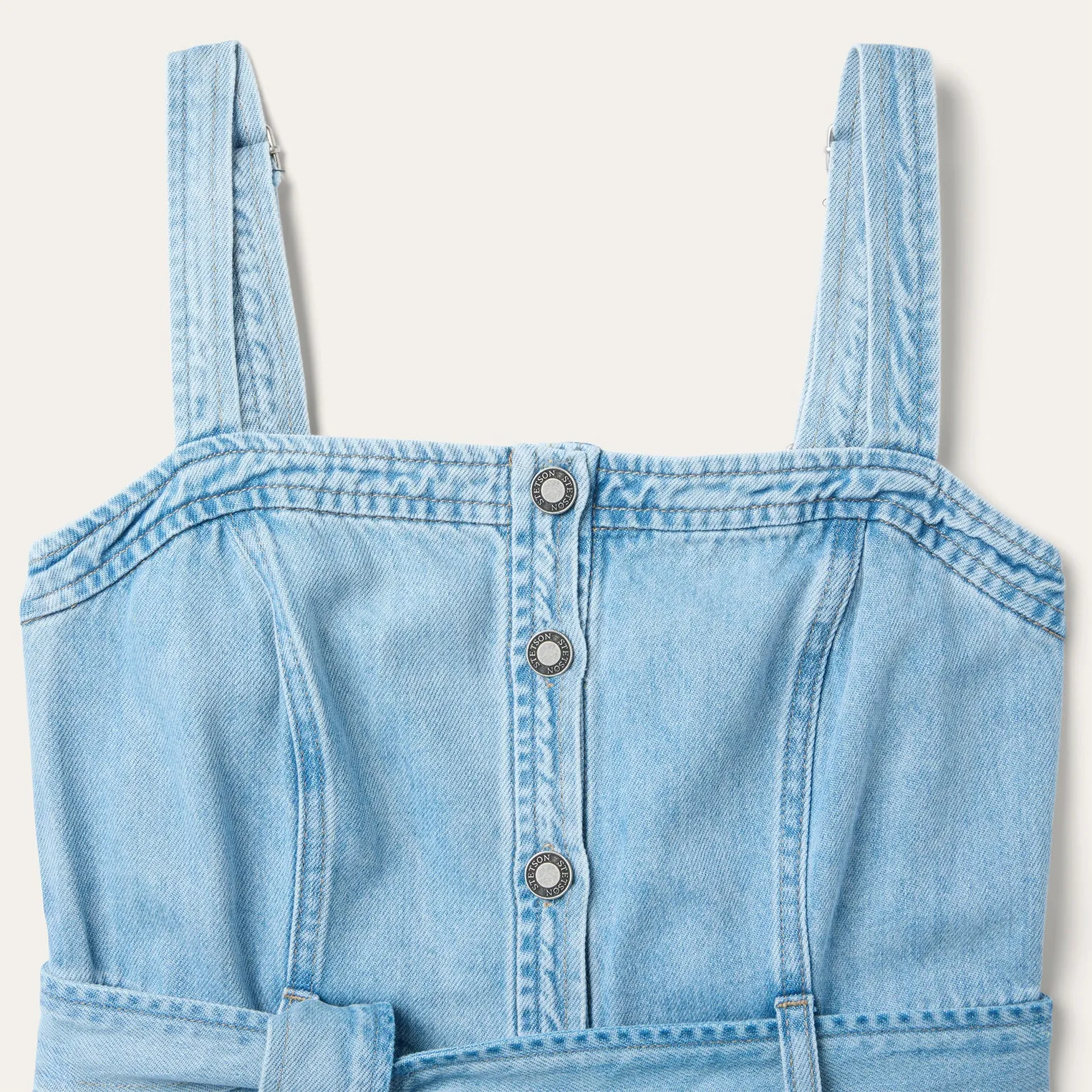 Denim Button Front Dress sold by Stetson product image thumbnail 3
