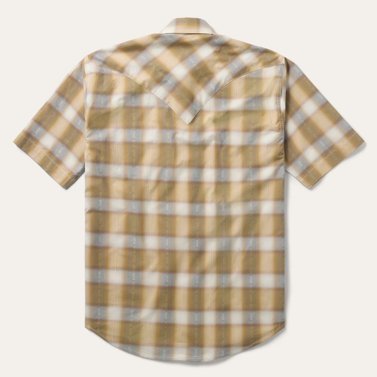 Gold Dust Plaid Short Sleeve Shirt sold by Stetson product image thumbnail 2