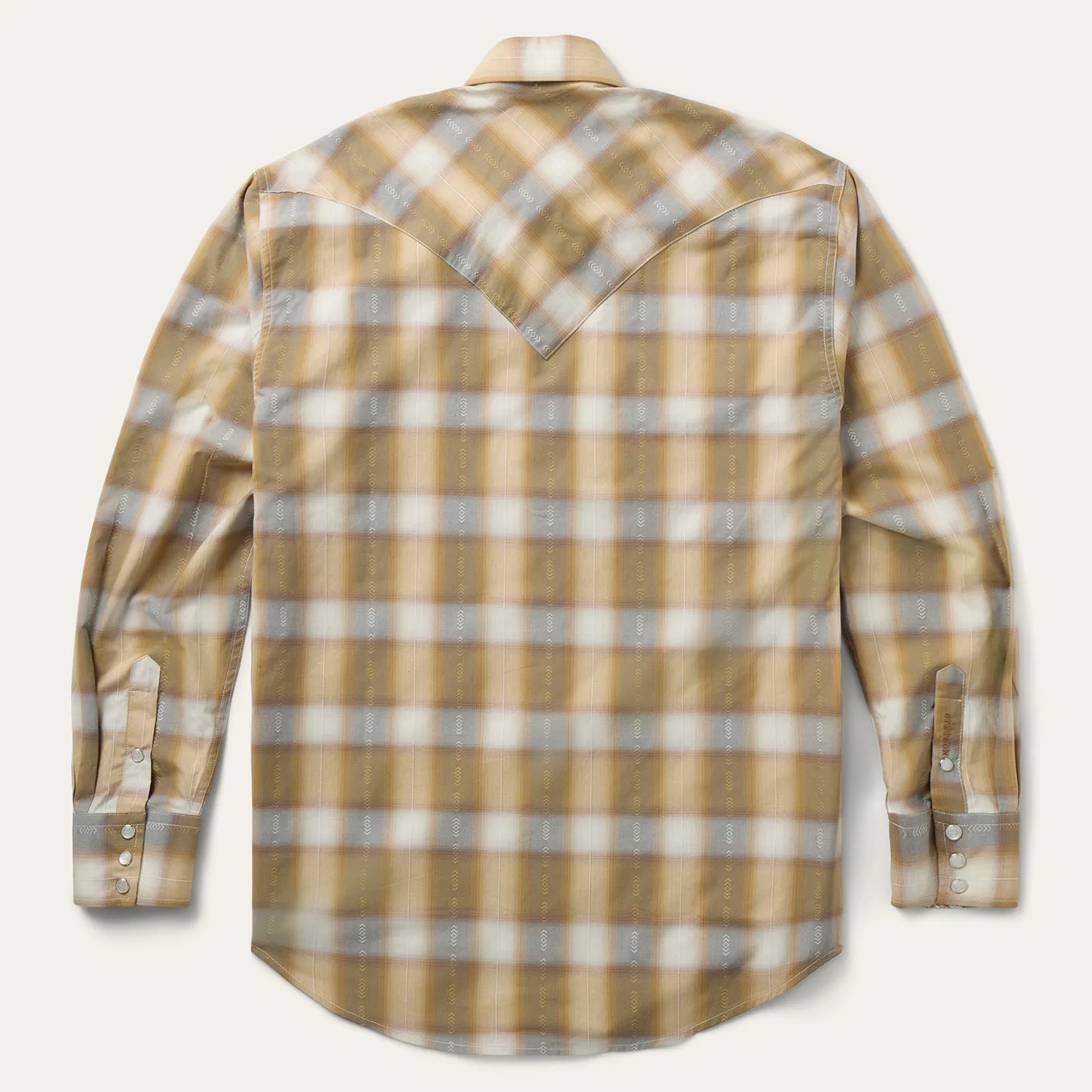 Gold Dust Plaid Western Shirt sold by Stetson product image thumbnail 2