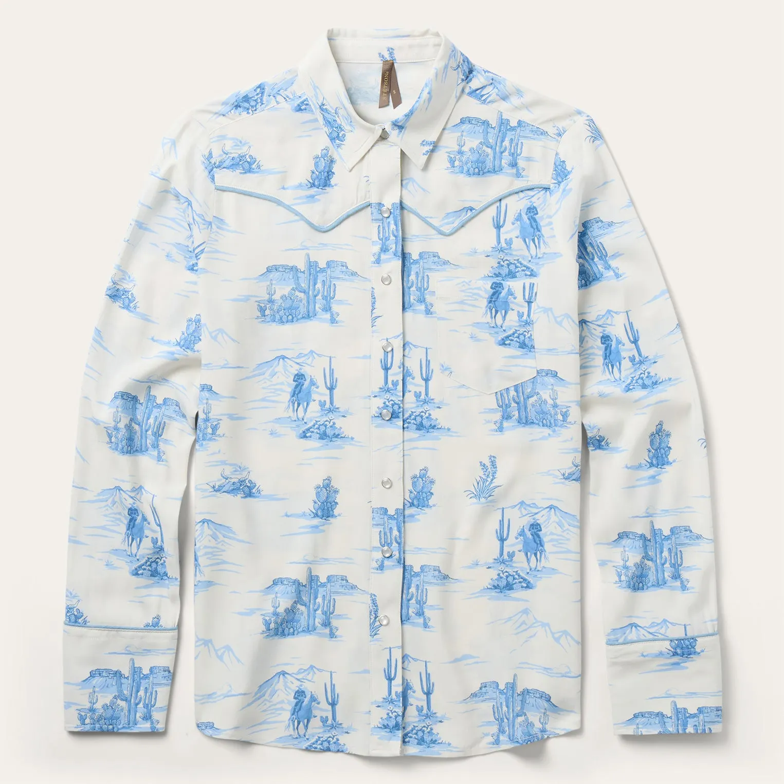 Indigo Trail Print Shirt sold by Stetson