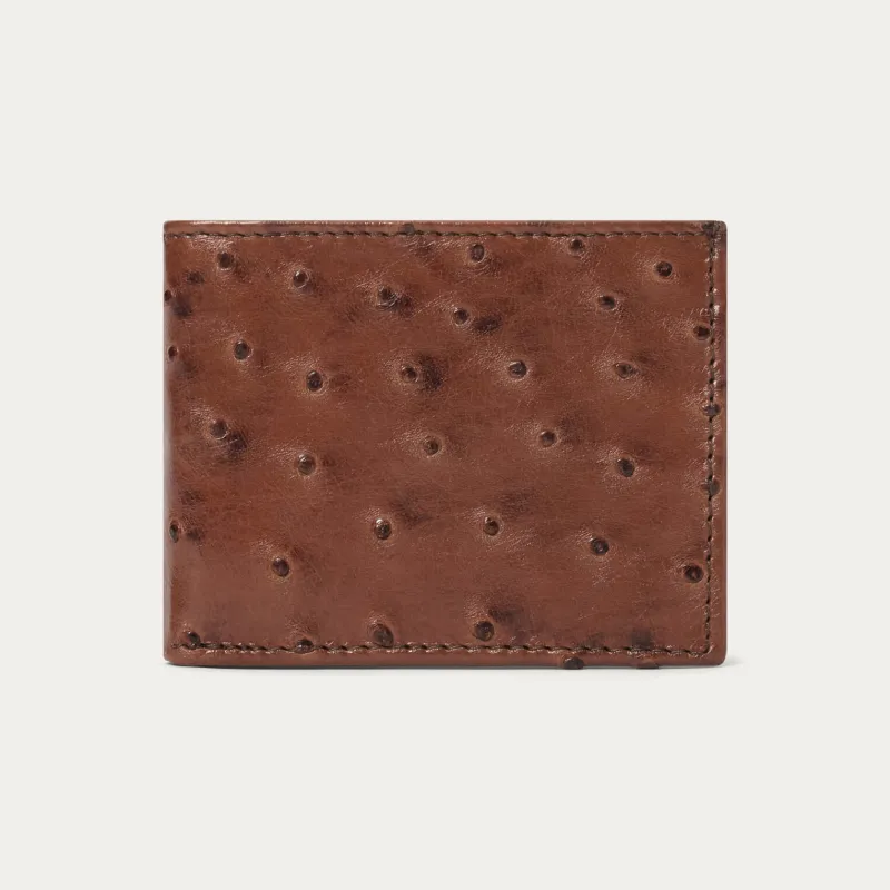Ostrich Bi-Fold Wallet made by Stetson