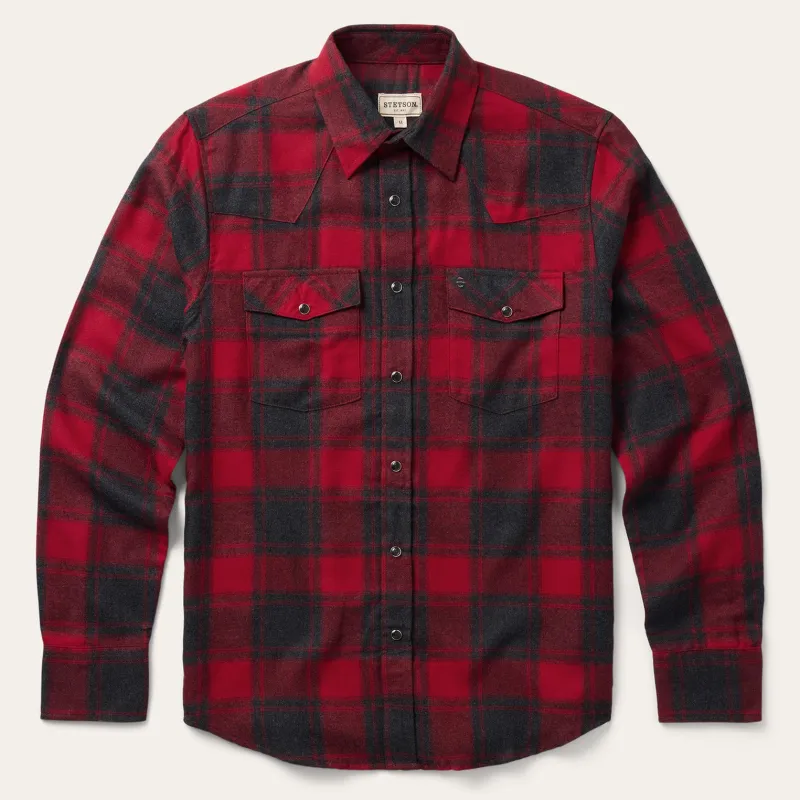 Check Plaid Shirt made by Stetson