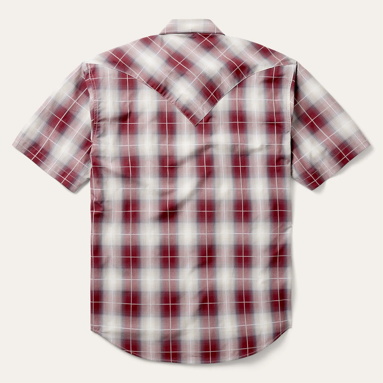 Ombre Plaid Short Sleeve Shirt sold by Stetson product image thumbnail 2