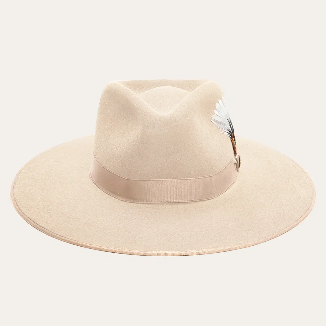 Midtown Wide Flat Brim Hat sold by Stetson