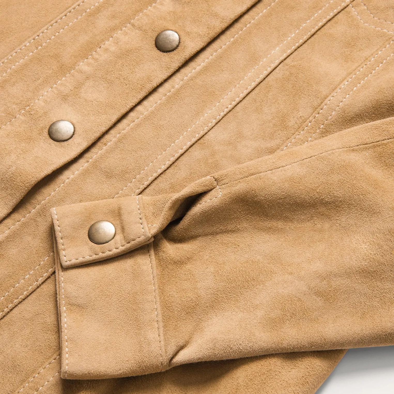 Suede Denim Shirt Jacket sold by Stetson product image thumbnail 4