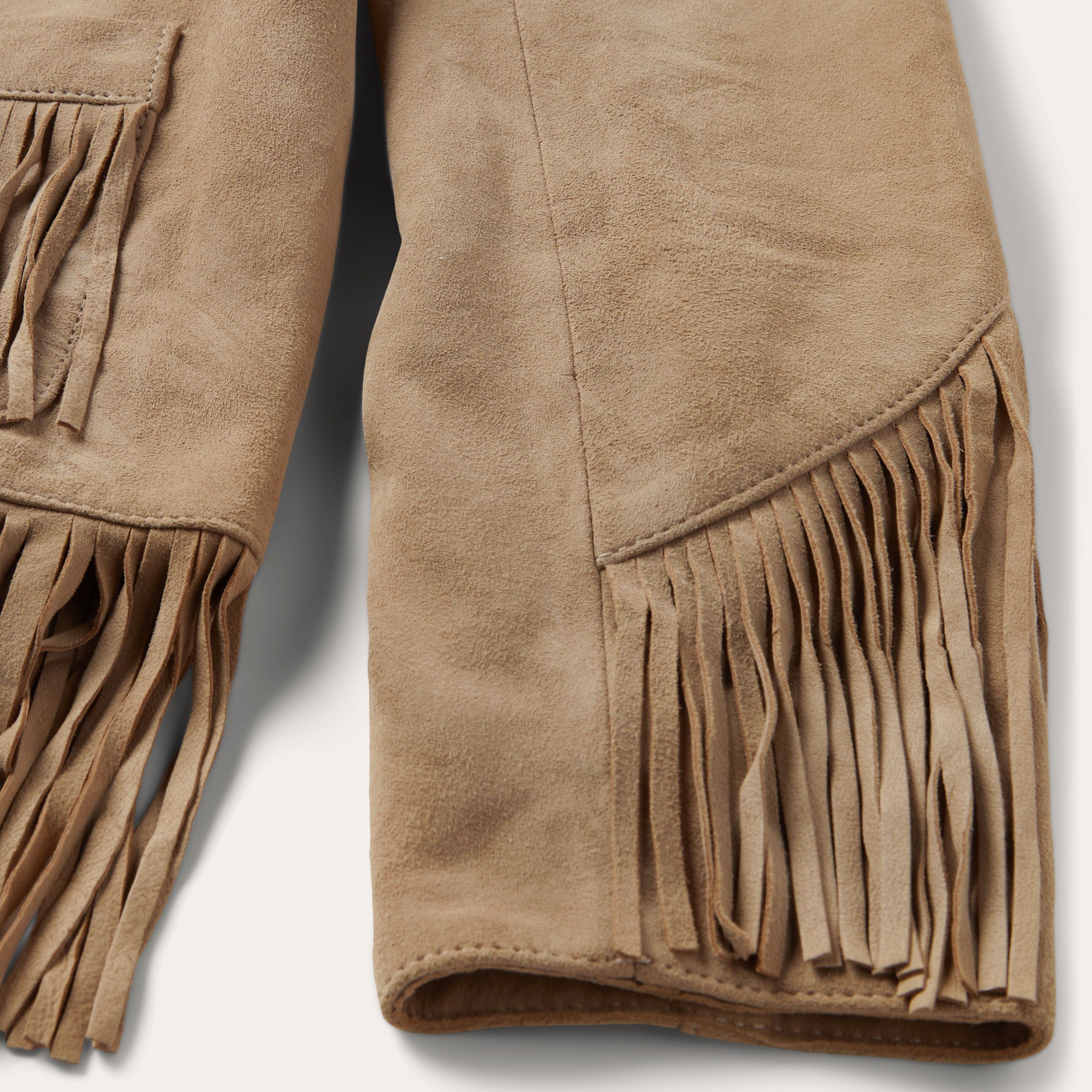 Tan Fringe Suede Jacket sold by Stetson product image thumbnail 7