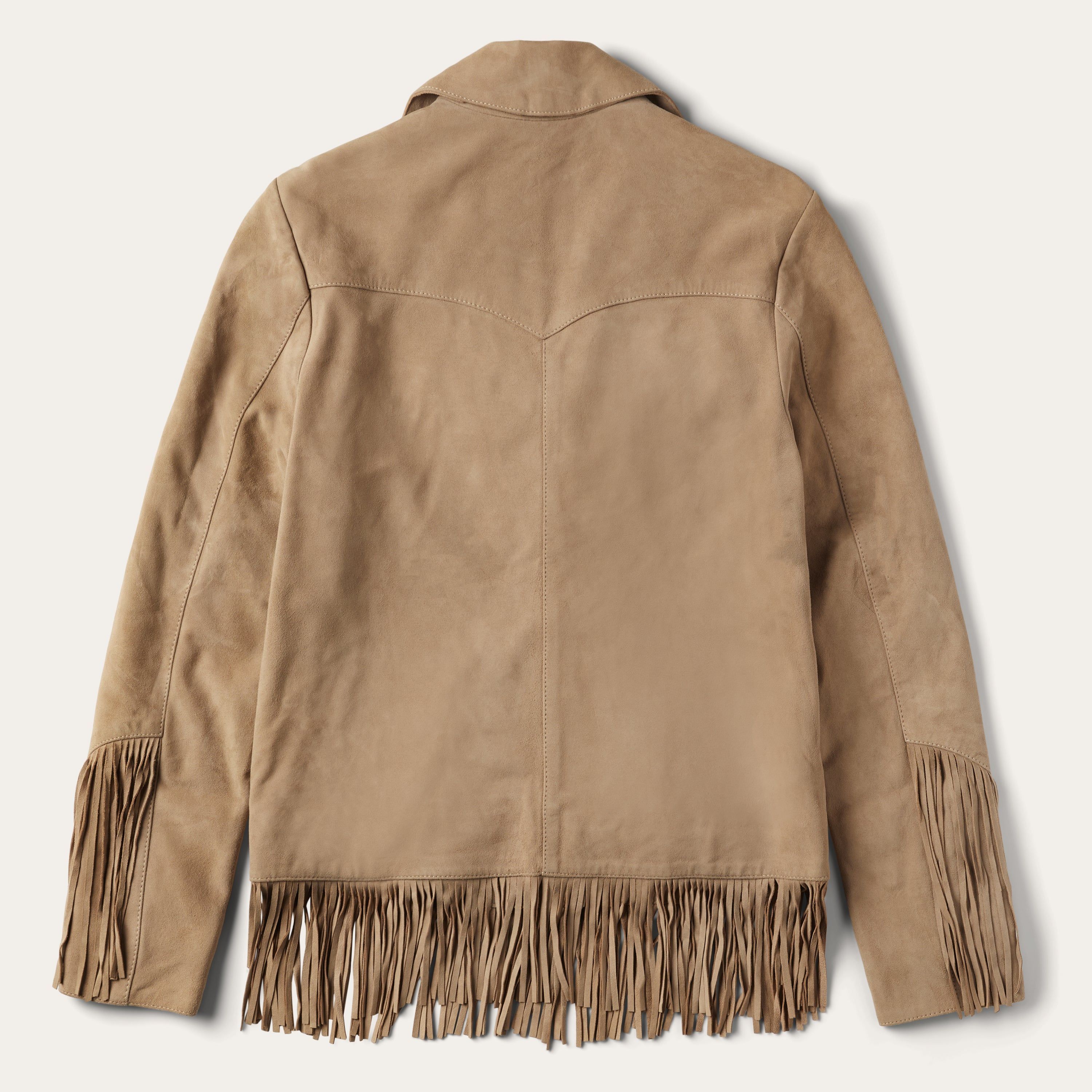 Tan Fringe Suede Jacket sold by Stetson product image thumbnail 4