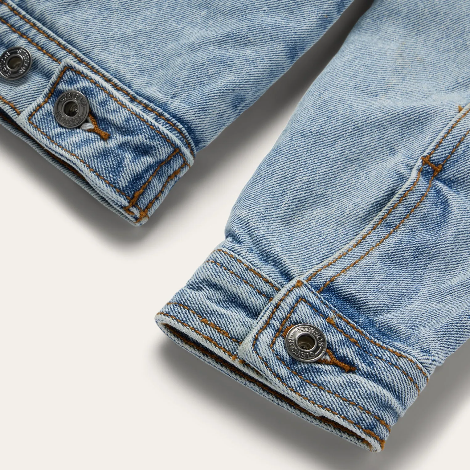 Denim Sherpa Lined Jacket sold by Stetson product image thumbnail 5