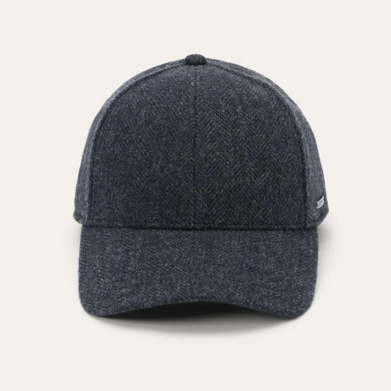 Wool Herringbone Baseball Cap sold by Stetson