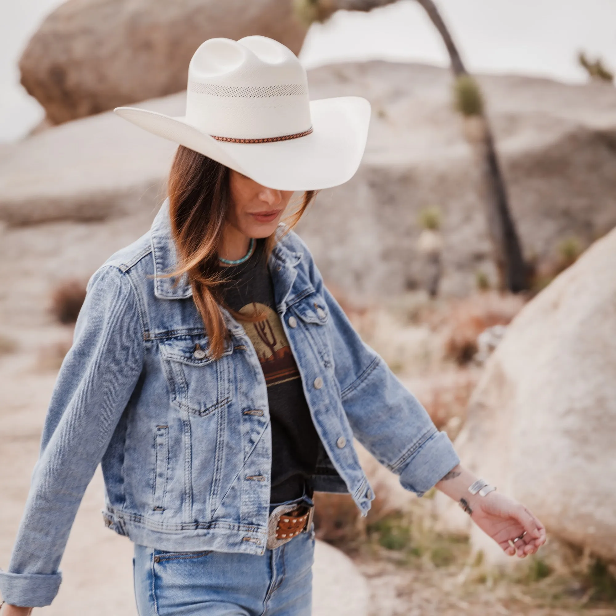 Griffin 100X Straw Cowboy Hat sold by Stetson product image thumbnail 4