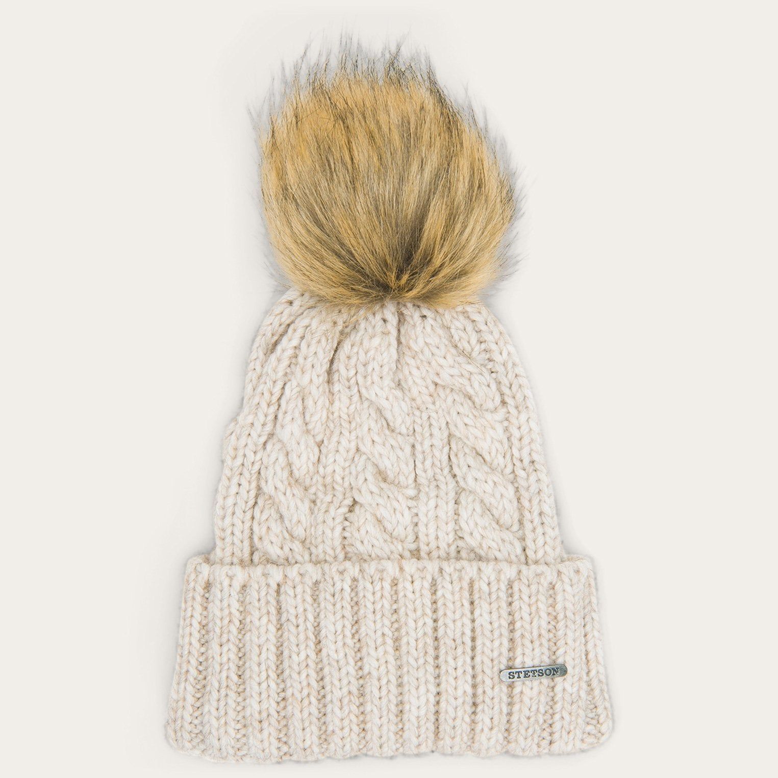 Beanie Pompom Wool/Acrylic sold by Stetson