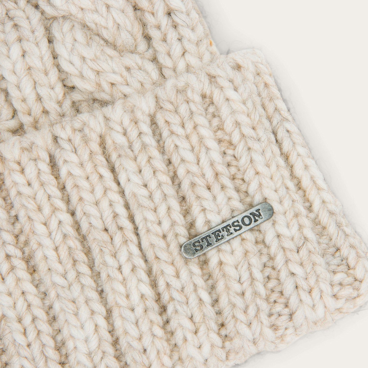 Beanie Pompom Wool/Acrylic sold by Stetson product image thumbnail 3
