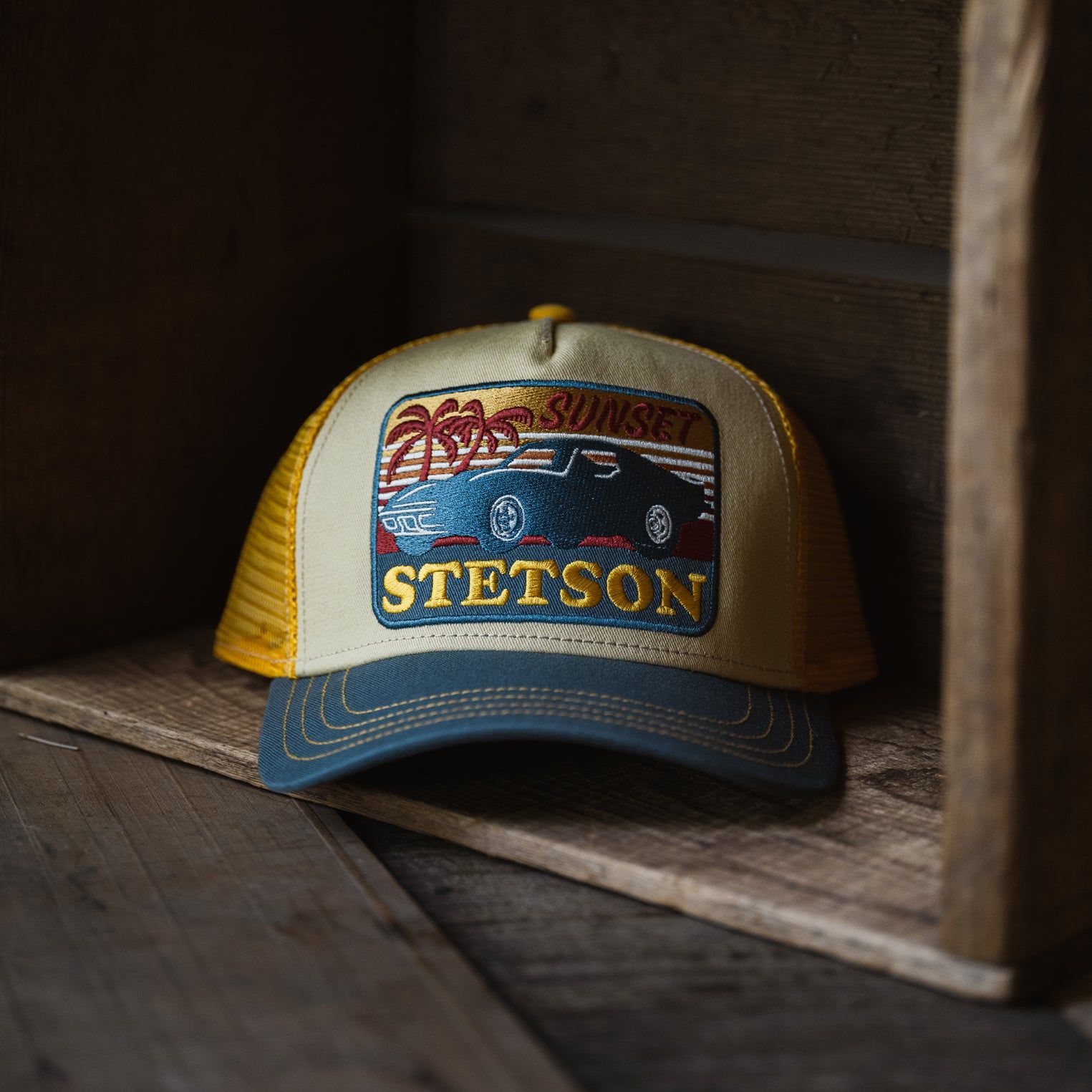 Sunset Trucker Cap sold by Stetson product image thumbnail 3