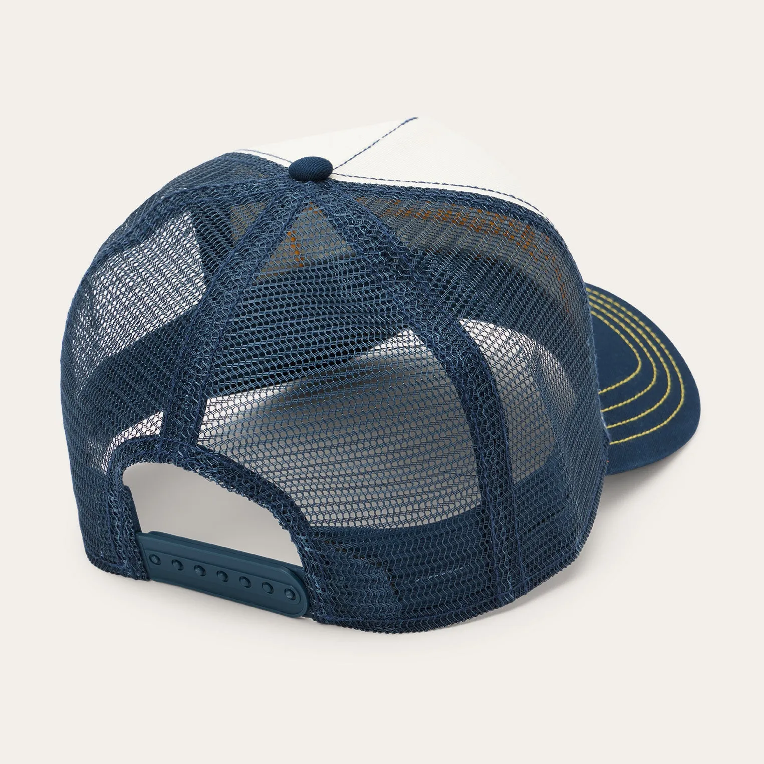 Navy Script Heritage Trucker Cap sold by Stetson product image thumbnail 3