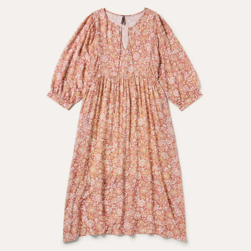 Sunset Floral Print Rayon Dress sold by Stetson