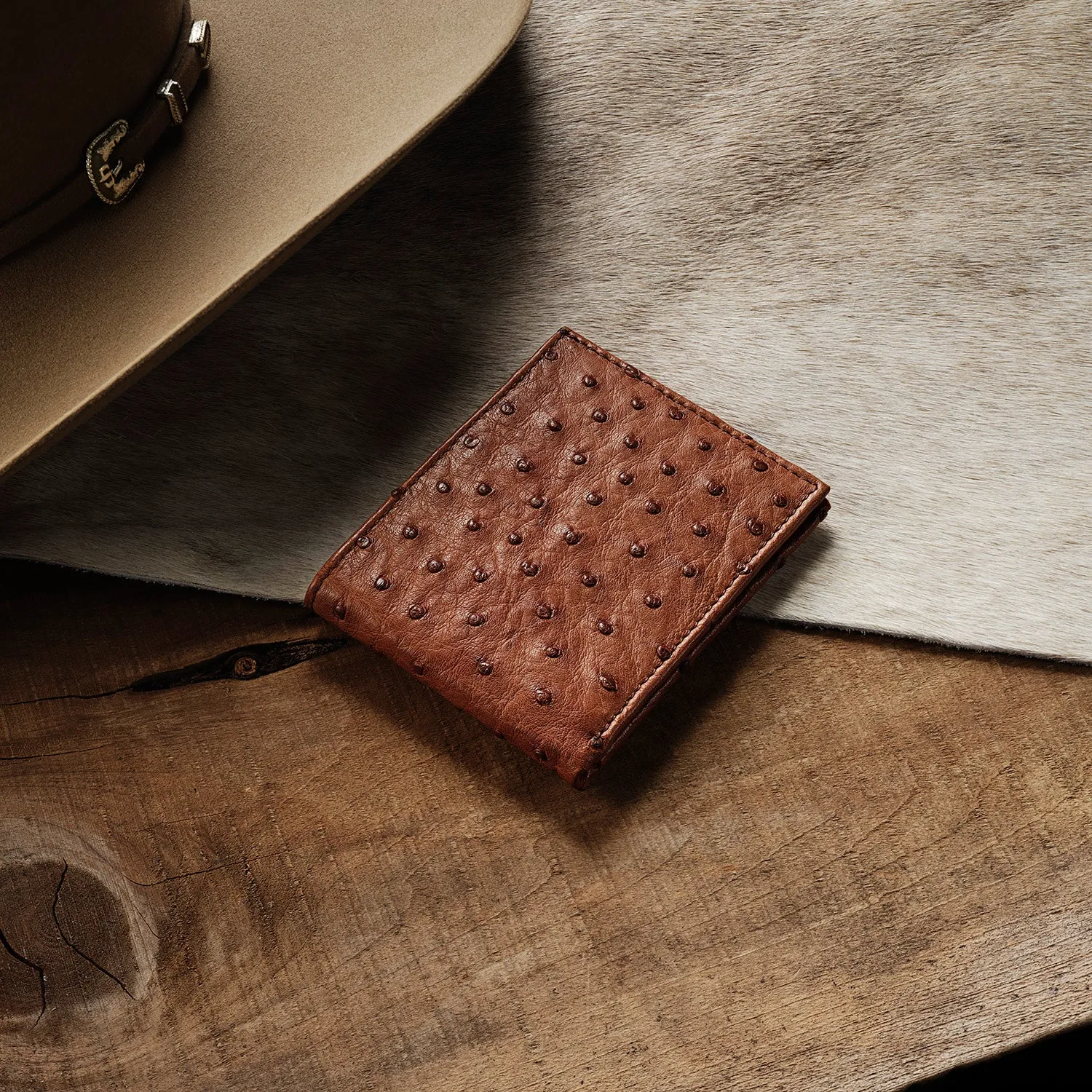 Ostrich Bi-Fold Wallet sold by Stetson product image thumbnail 2
