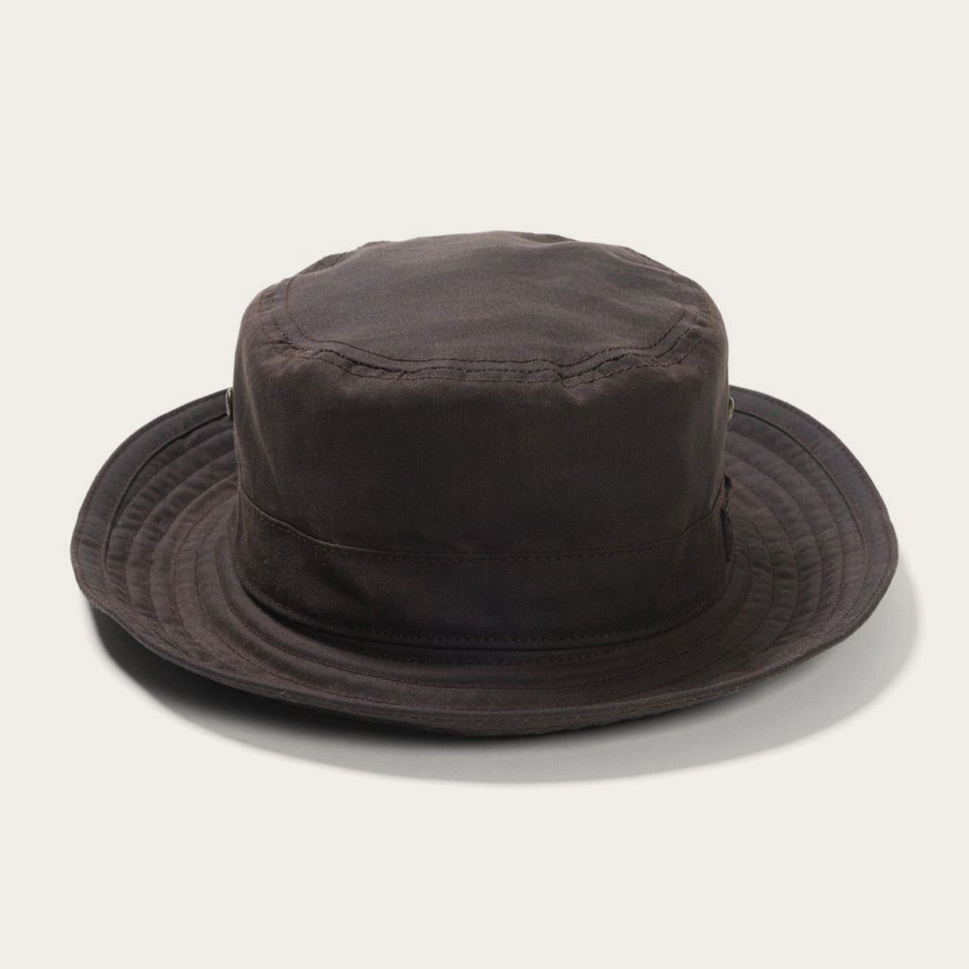 Waxed Cotton Bucket Hat sold by Stetson