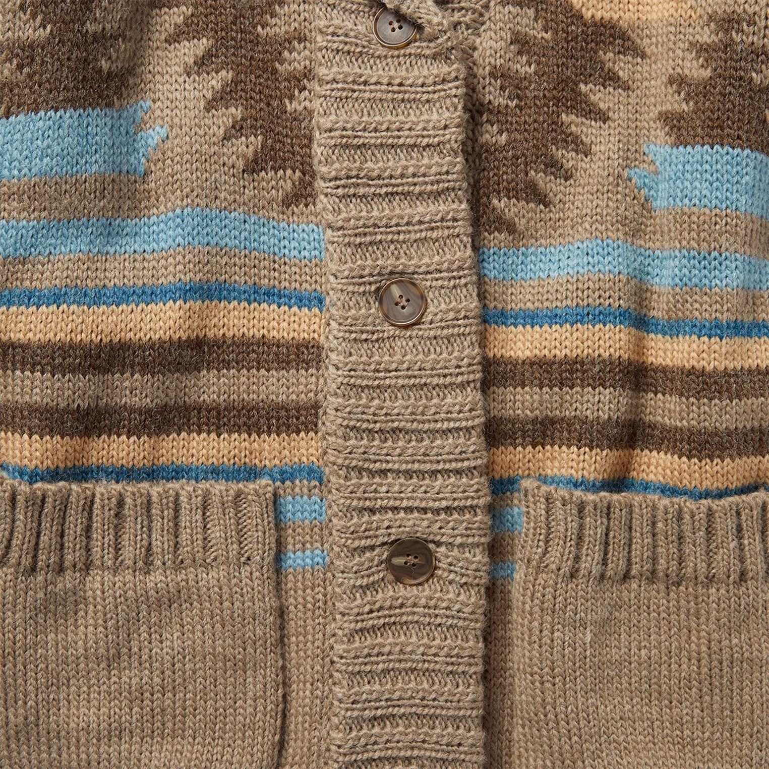 Chunky Knit Tie Sweater in Brown sold by Stetson product image thumbnail 4
