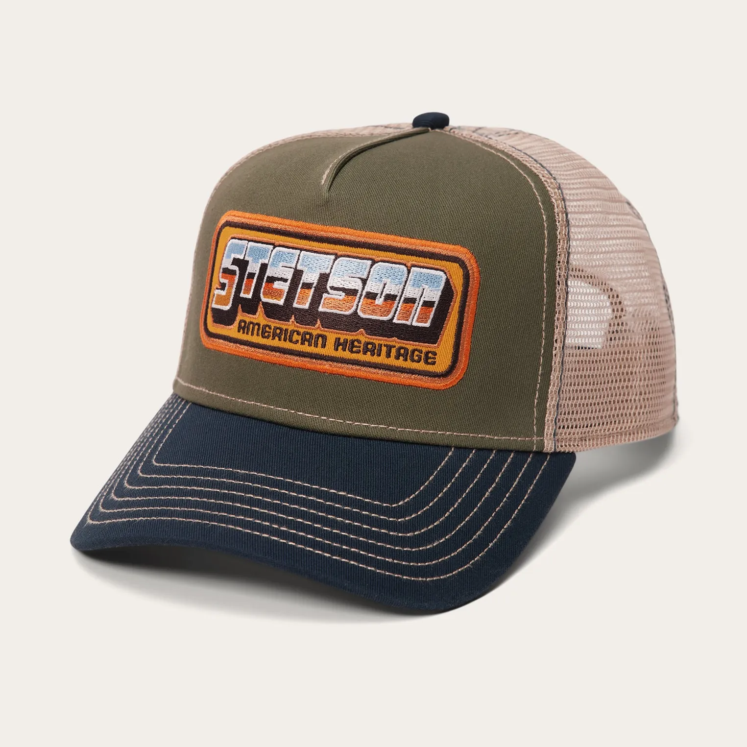 Chrome Trucker Cap sold by Stetson product image thumbnail 2
