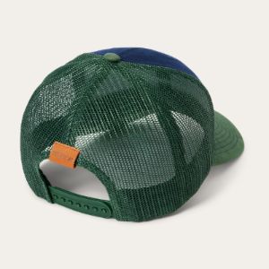 Navy Horse Patch Trucker Cap sold by Stetson