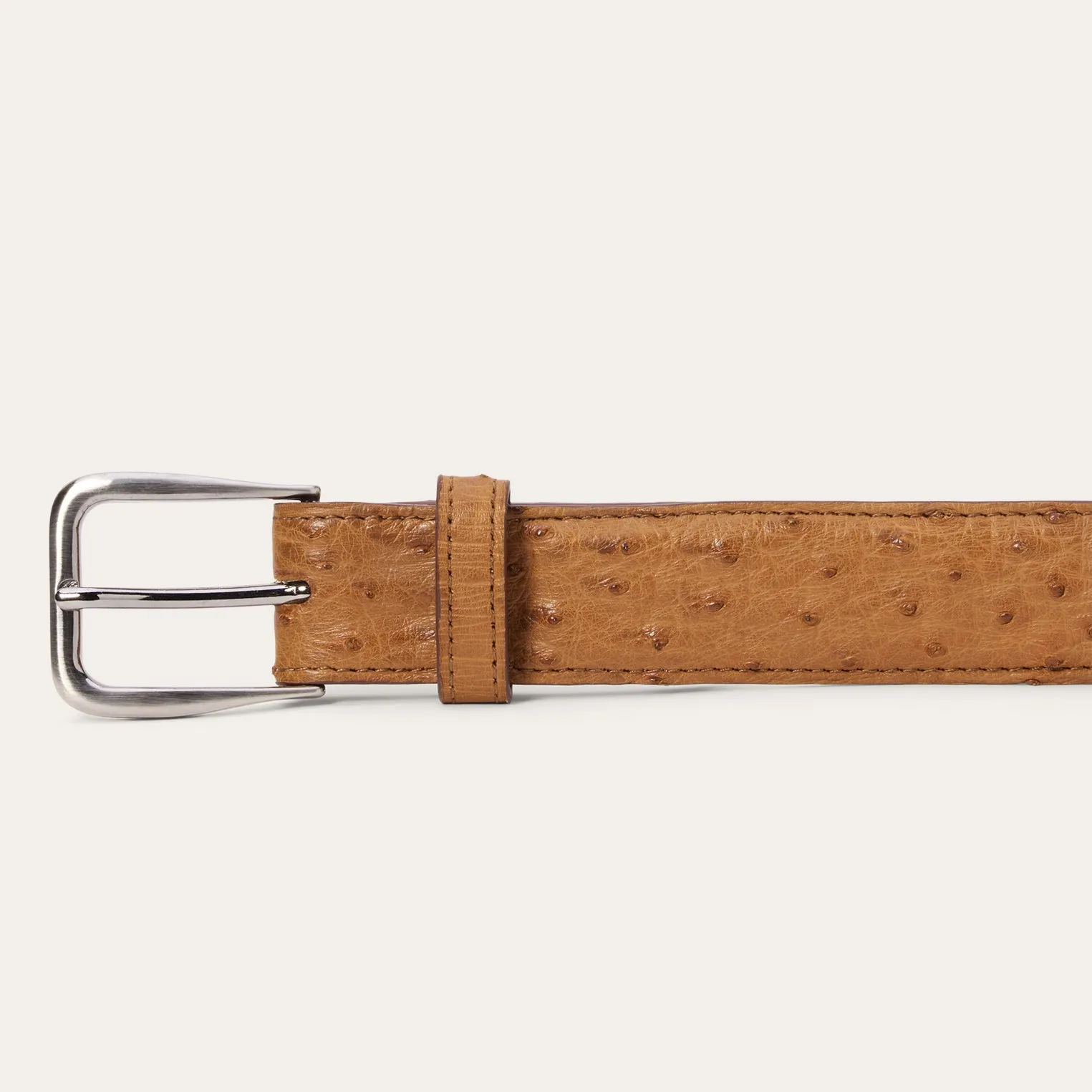 Ostrich Western Tab Belt - 1 1/4" Width sold by Stetson product image thumbnail 3