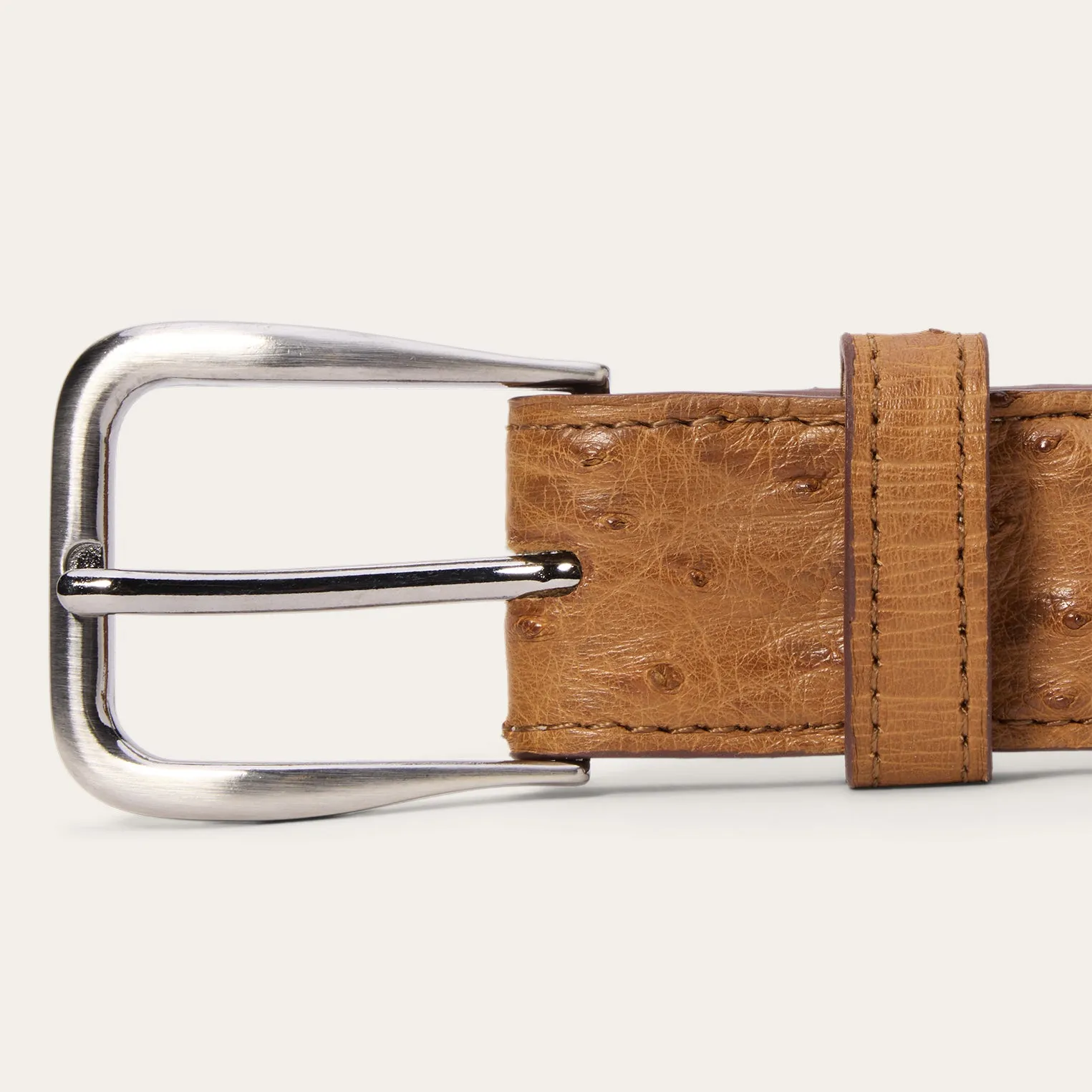 Ostrich Western Tab Belt - 1 1/4" Width sold by Stetson product image thumbnail 5