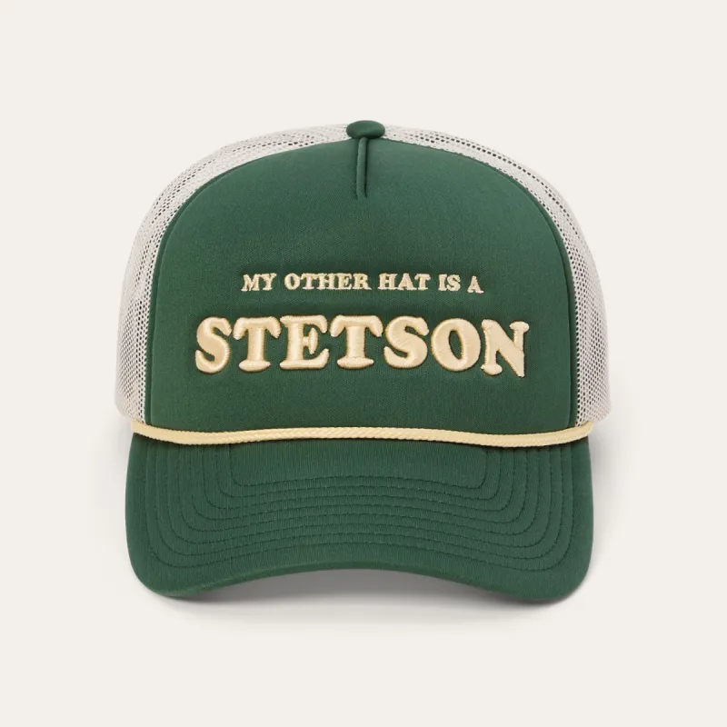 My Other Hat Is A Stetson Trucker Cap sold by Stetson