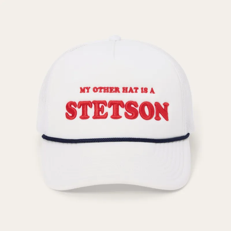 My Other Hat Is A Stetson Trucker Cap sold by Stetson