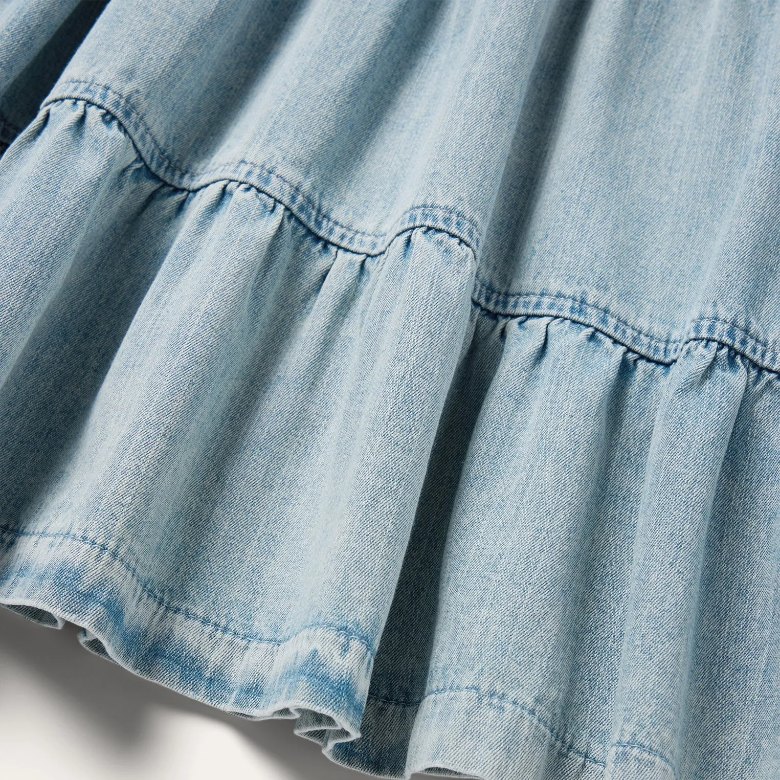 Denim Dress with Tiered Skirt sold by Stetson product image thumbnail 4
