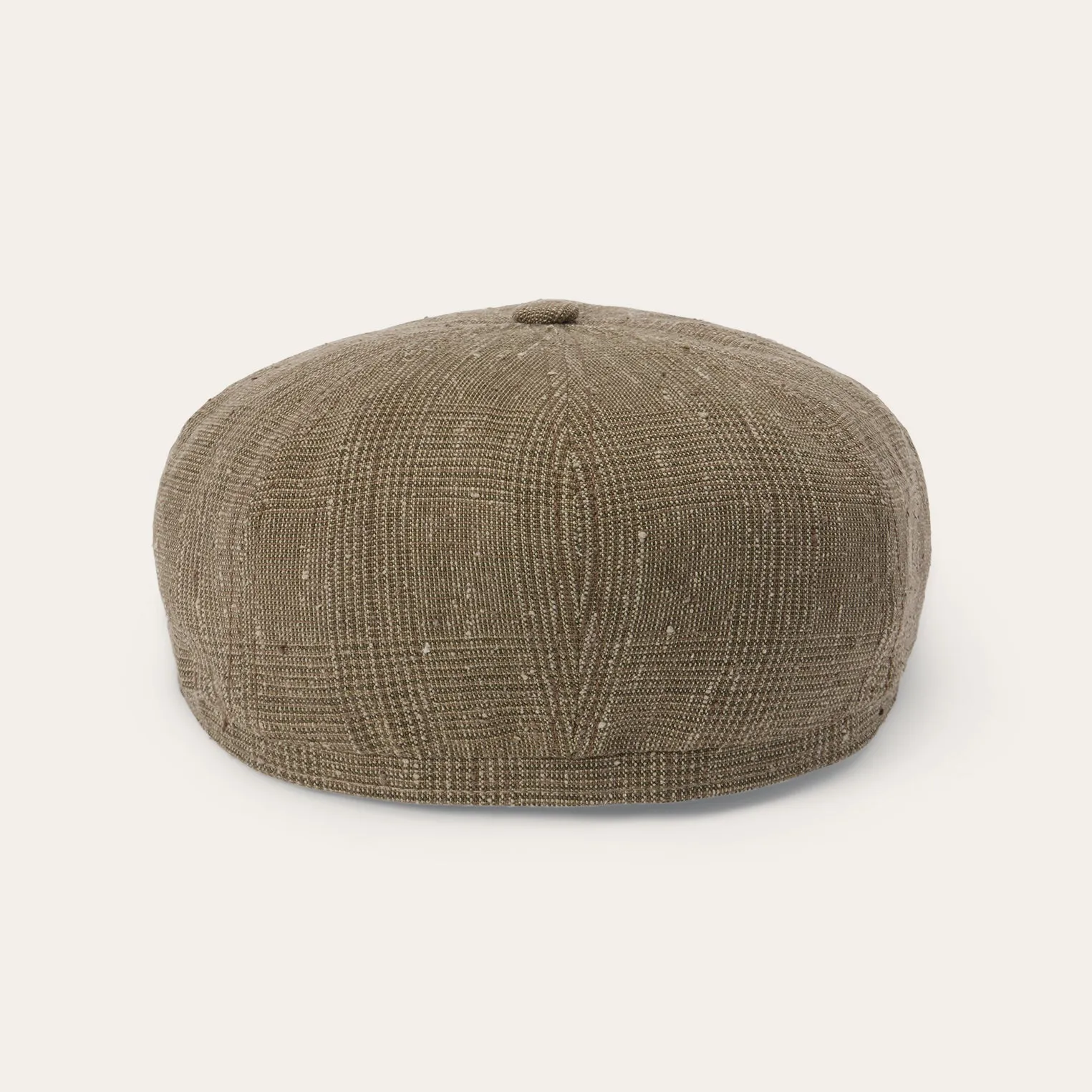Glen Check Linen/Silk Hatteras Cap sold by Stetson product image thumbnail 4