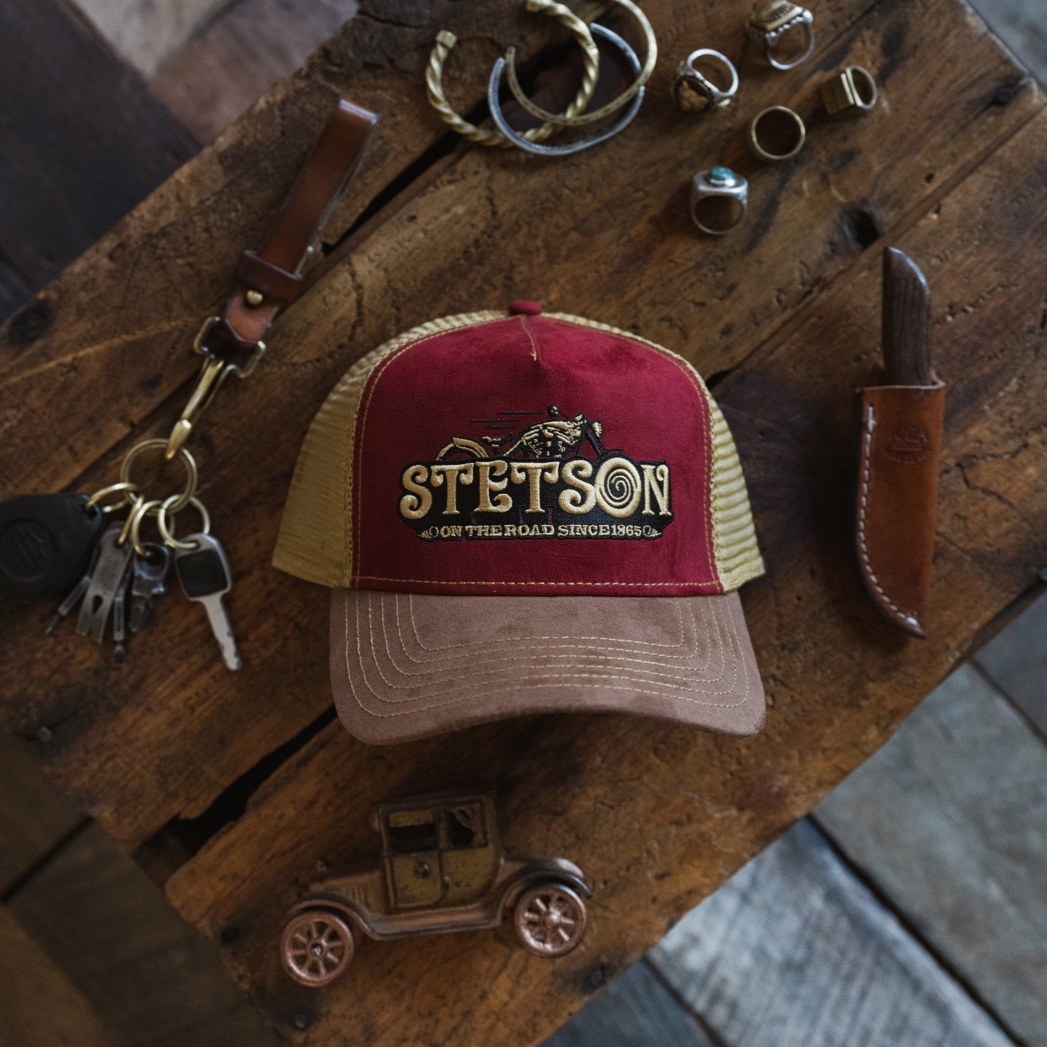 On The Road Trucker Cap sold by Stetson product image thumbnail 3
