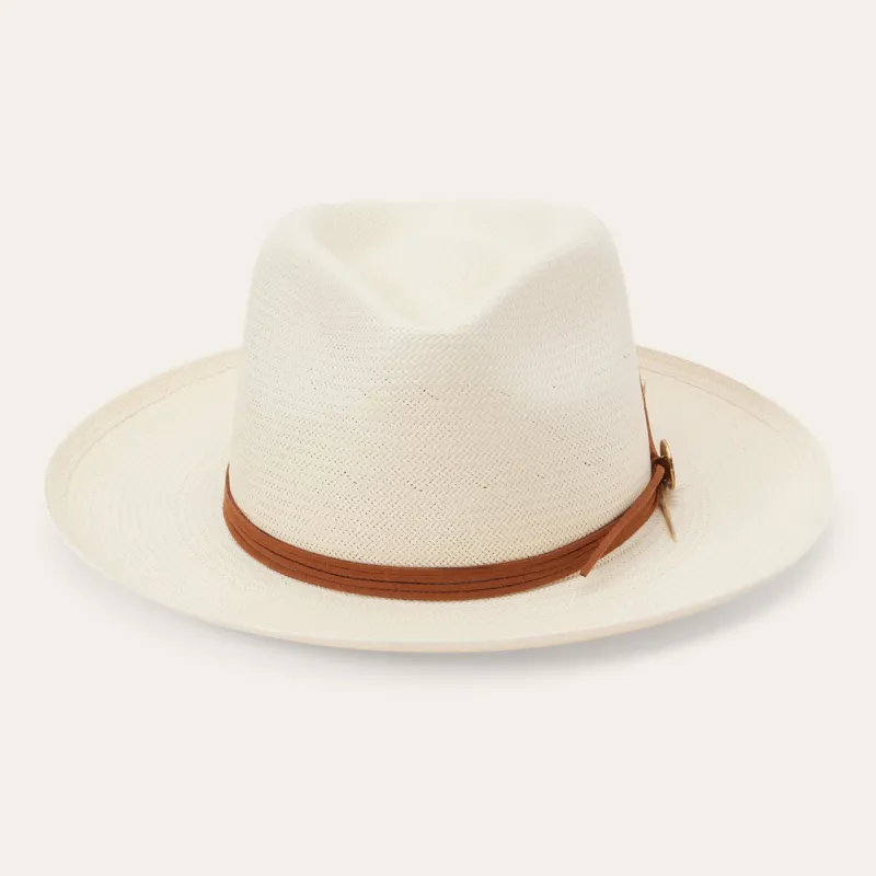 Tallahassee Shantung Straw Fedora sold by Stetson