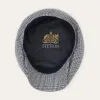 Glen Check Silk/Cotton 8-Panel Cap sold by Stetson