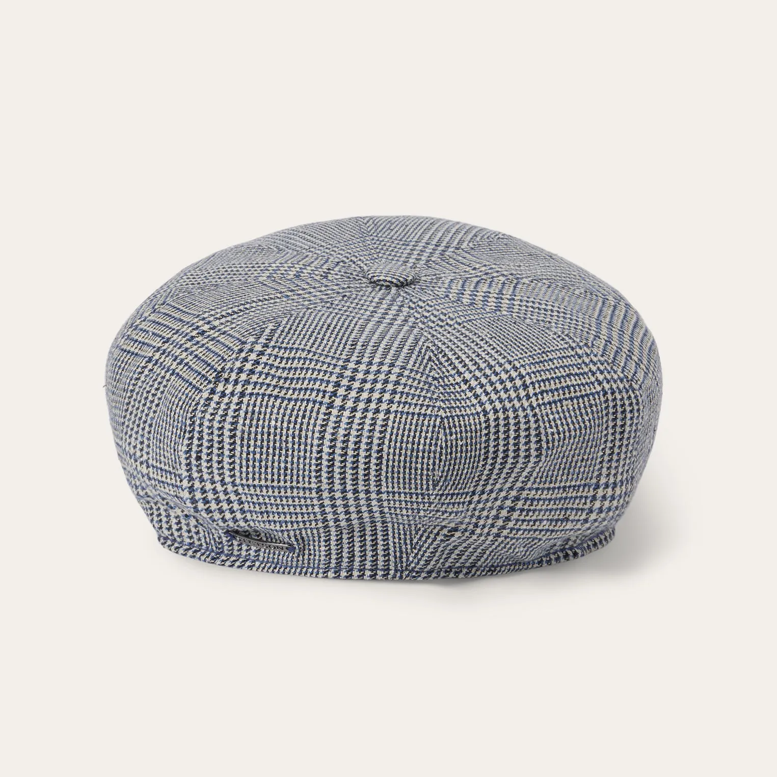 Glen Check Silk/Cotton 8-Panel Cap sold by Stetson product image thumbnail 4