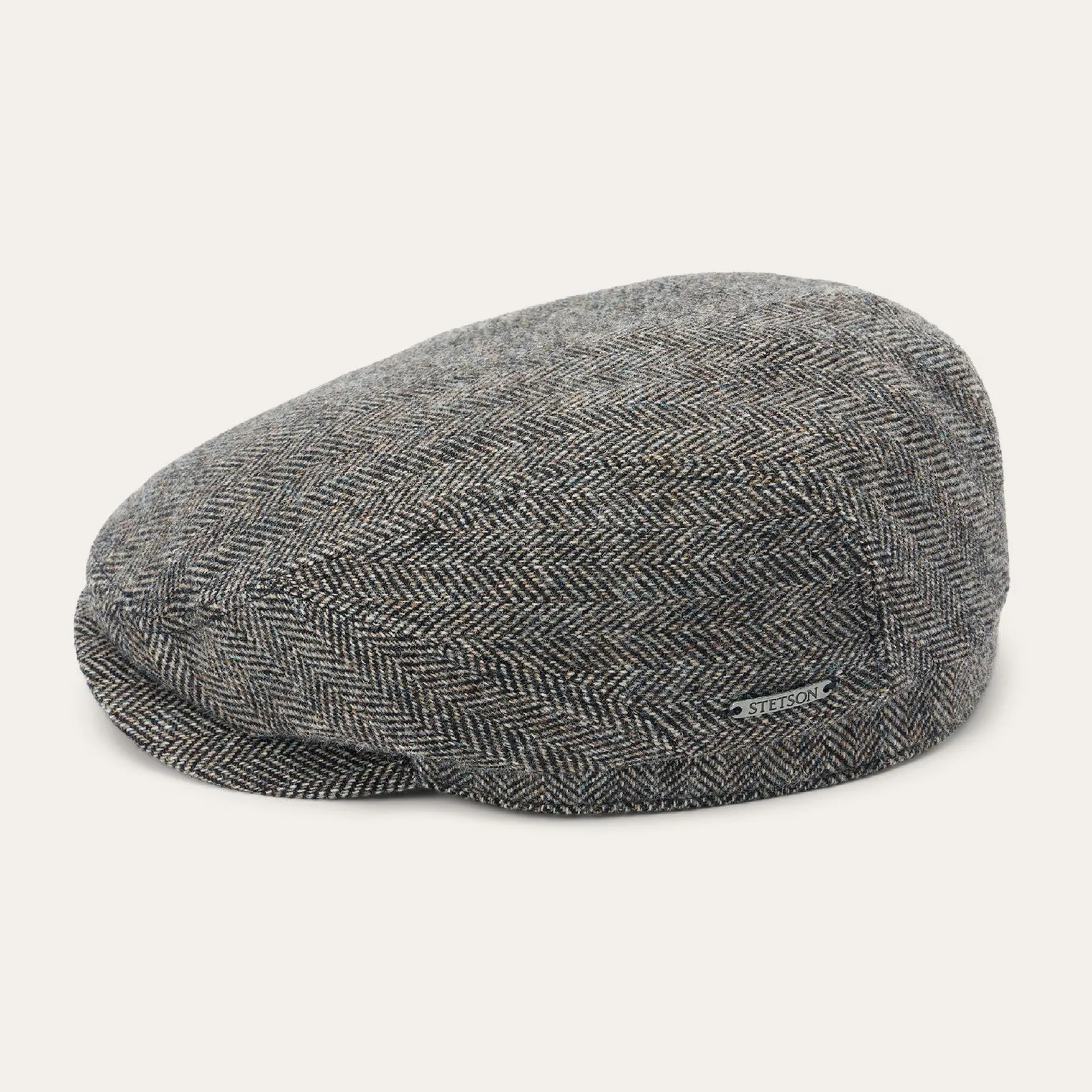 Wool Herringbone Driver Cap sold by Stetson product image thumbnail 3