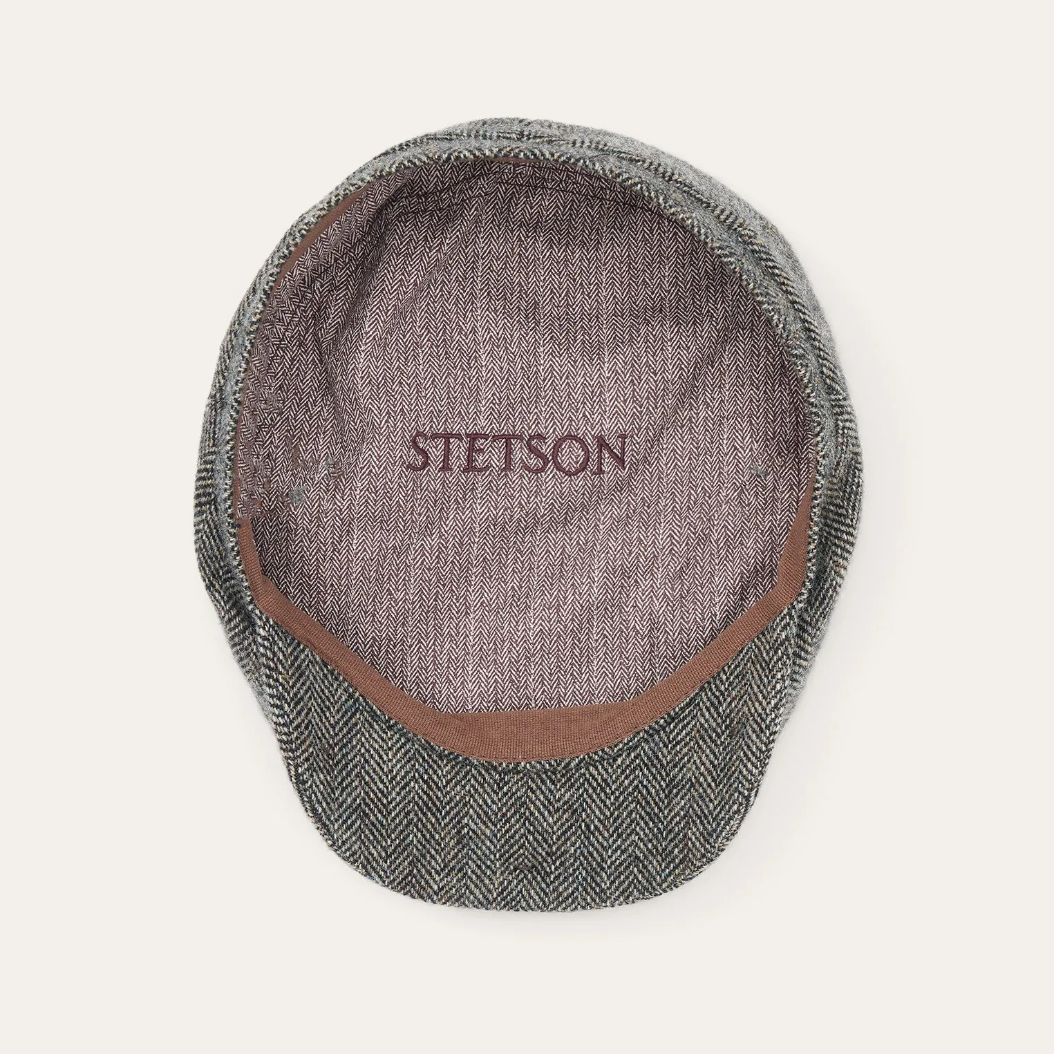Wool Herringbone Driver Cap sold by Stetson product image thumbnail 5