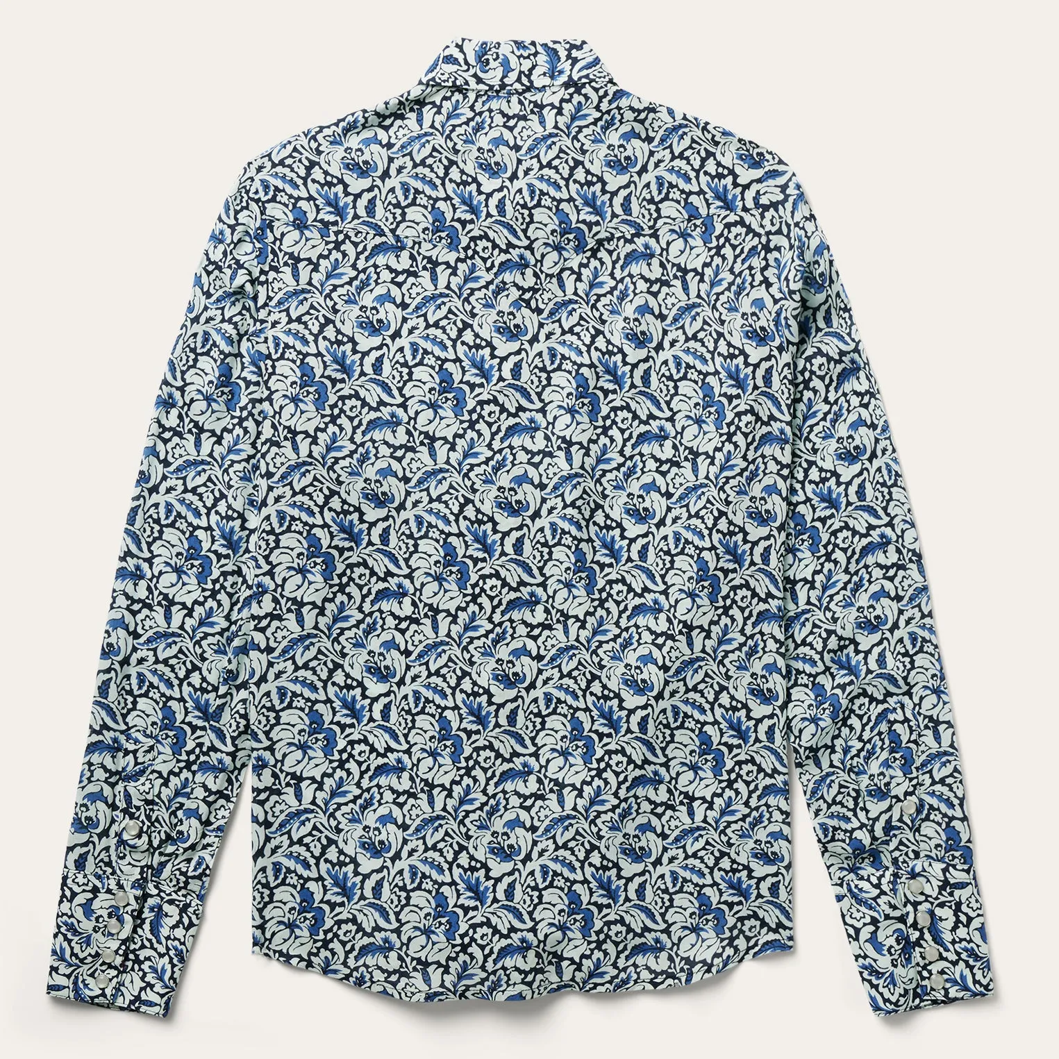 Indigo Tapestry Print Shirt sold by Stetson product image thumbnail 3
