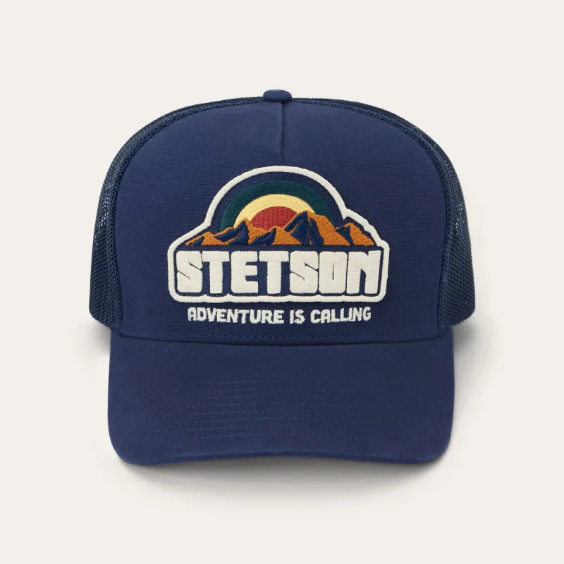 Mountain Sunset Trucker Cap made by Lids