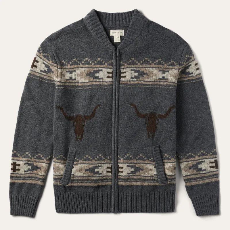 Longhorn Cardigan sold by Stetson