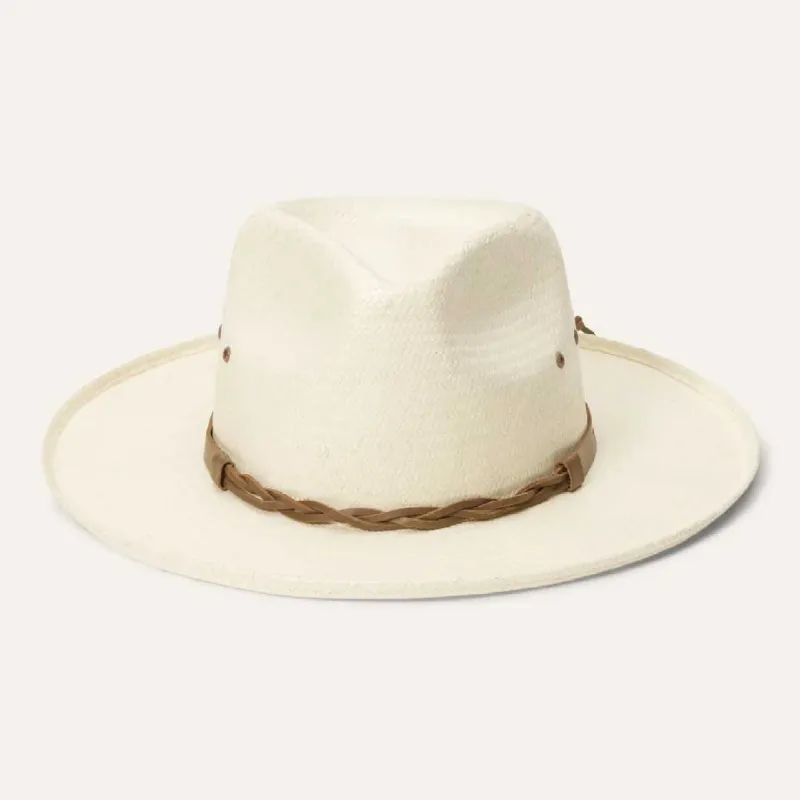 Helena Straw Fedora sold by Stetson