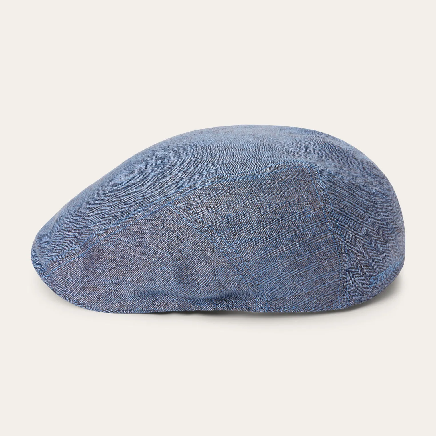 Herringbone Linen Ivy Cap sold by Stetson product image thumbnail 3
